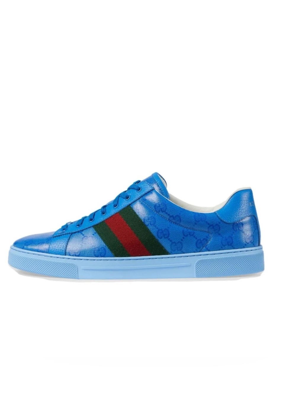 Gucci ace crystal canvas low top sneakers size 7 fits SUS made in Italy